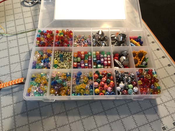 Braided Ribbon Barrette 24 Bead Box