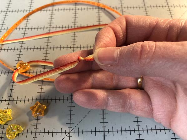 Braided Ribbon Barrette 27 Tie Multiple Knots