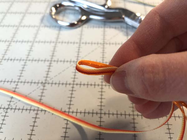 Braided Ribbon Barrette 5 Fold Stacked Ribbons