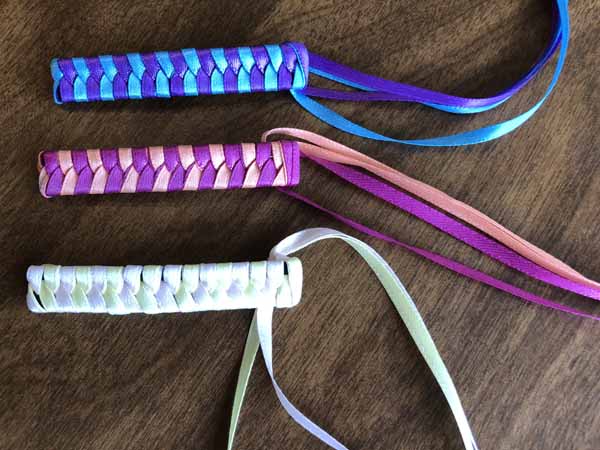 Braided Ribbon Barrette - Finished