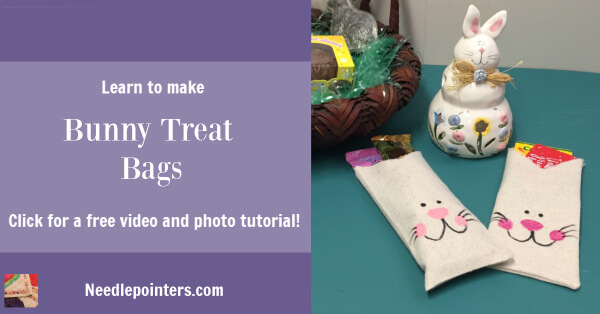 Fabric Bag Bunny Tutorial | Needlepointers.com