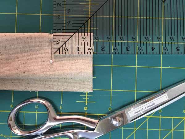 Fabric Bag Bunny Treat Bag Tutorial - Measure