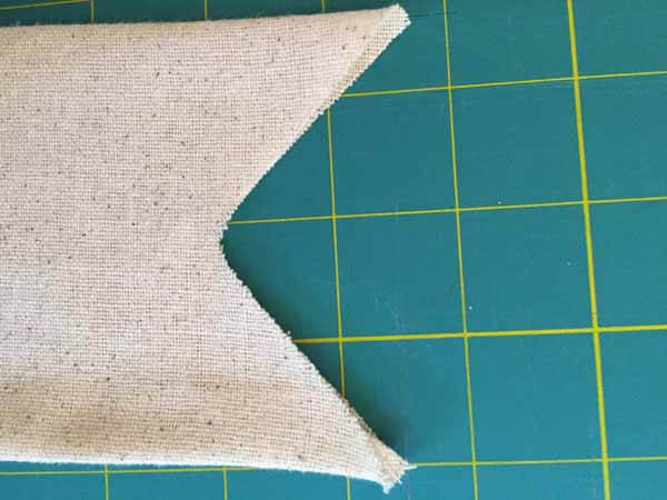 Fabric Bag Bunny Treat Bag Tutorial - Trim Seam