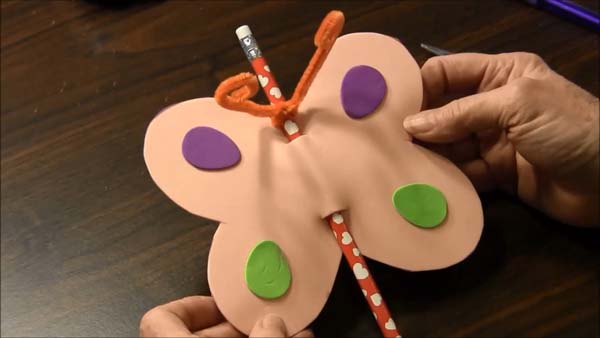 Butterfly Valentine Card Completed Card