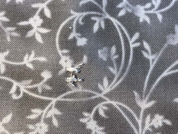 Button Stitch 16 Showing Back of Fabric