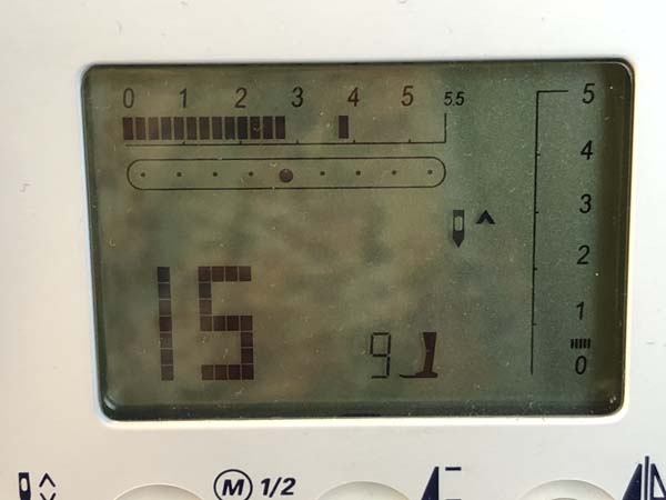 Button Stitch 18 Adjust Width for Hook and Eye