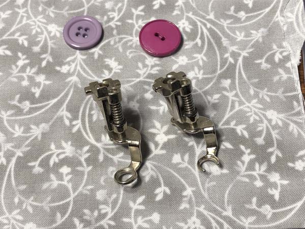 Button Stitch Machine Feet Options