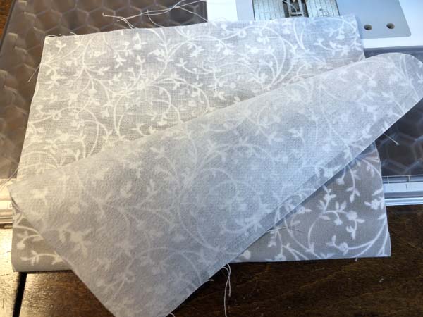 Button Stitch Showing Interfacing