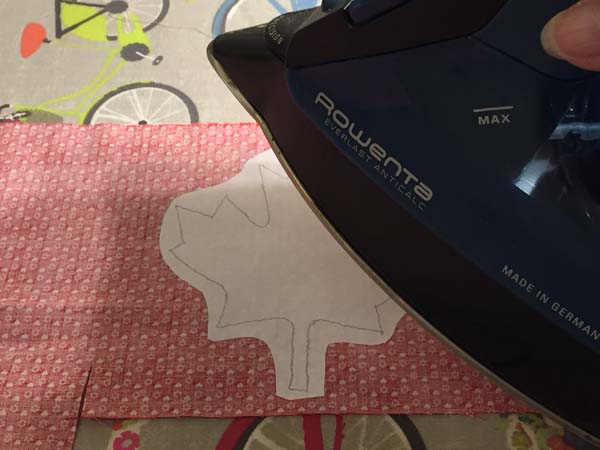 Canadian Flag Block Iron Onto Fabric