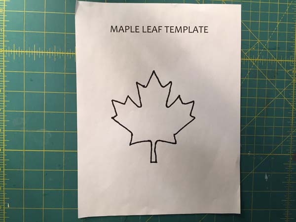 Maple Leaf Block Pattern Image