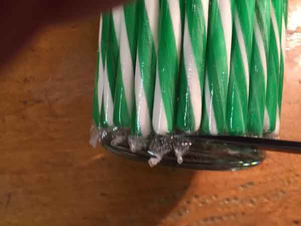 Candy Cane Vase - Trim Paper