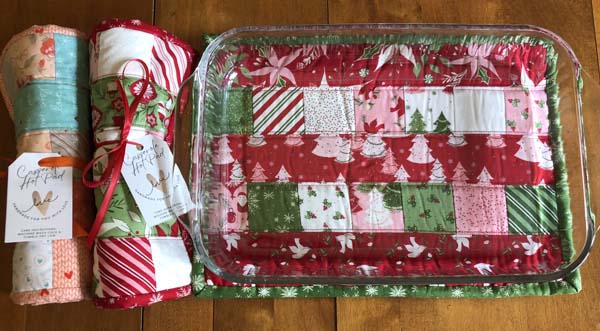 Casserole Hot Pad Finished with Casserole Dish