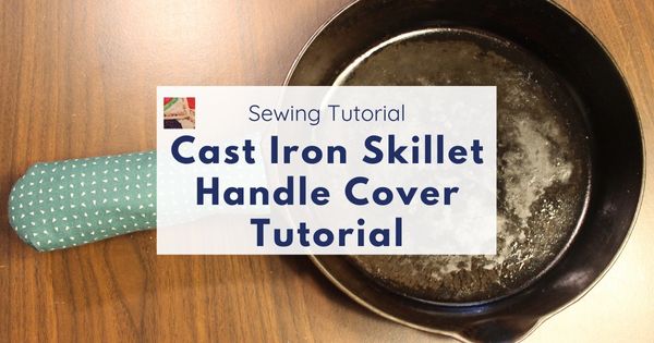 DIY Pot Handle Cover Sewing Tutorial : Quick and Easy Kitchen Accessory  Project 