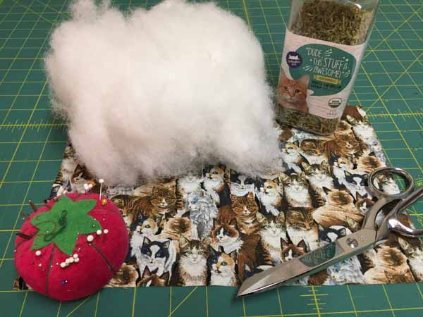 Catnip Pillow Kicker - Supplies