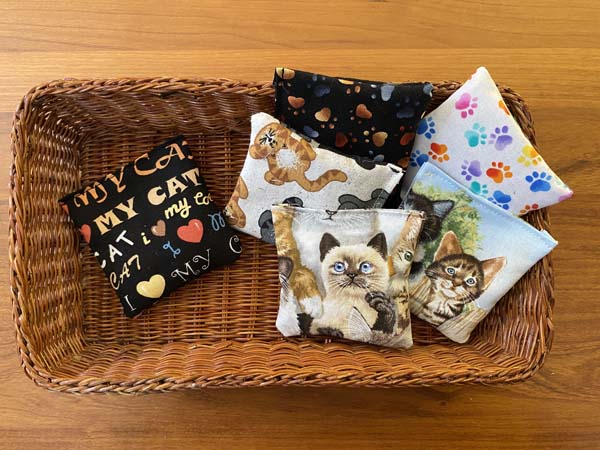 Catnip Toy Several Toys In Basket