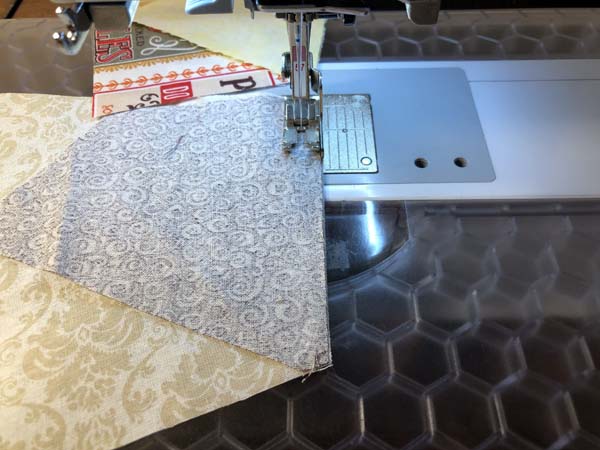 Chain Piecing Blocks 6 sew next block