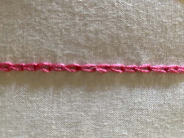 Chain Stitch Finished