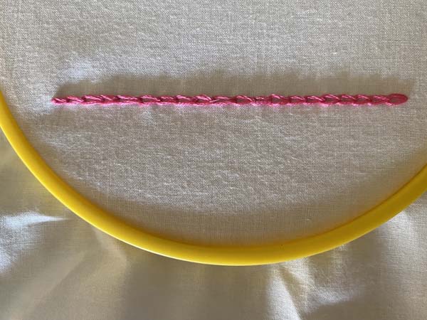 Chain Stitch In Hoop