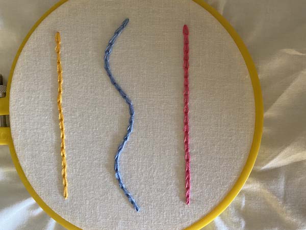 Chain Stitch Samples 2