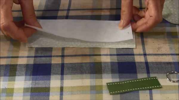 Chap Stick Holder Keychain - Fuse Interfacing