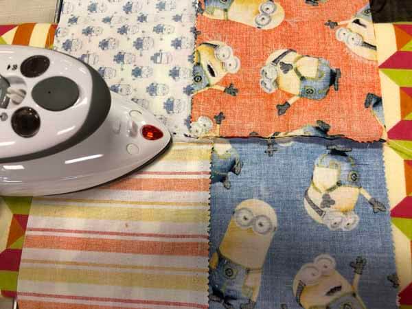 Charm Pack Quilt Pattern - Four Patch Press Seam