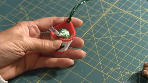 Christmas Basket Ornament Plastic Canvas 11 Add Candy