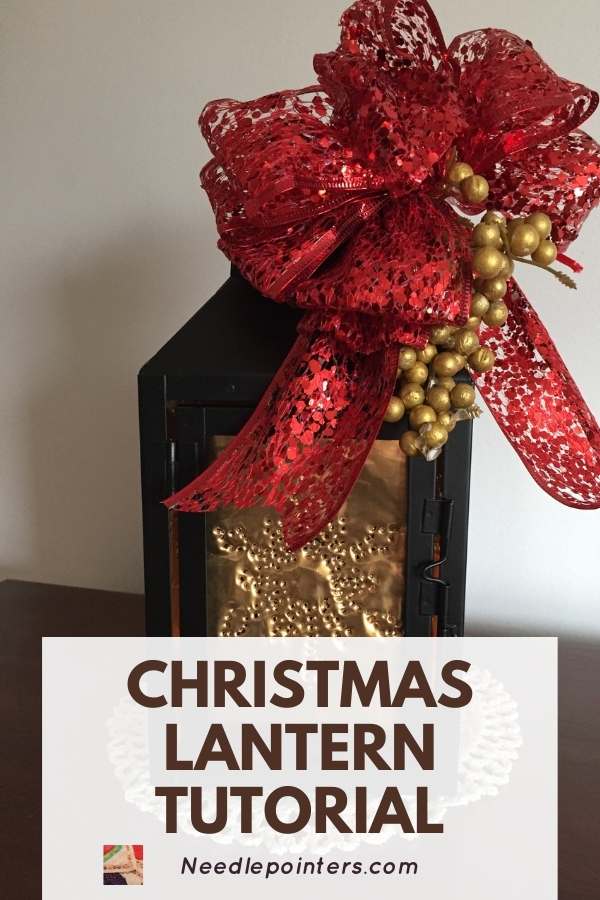 Christmas Lantern Tutorial - Pin