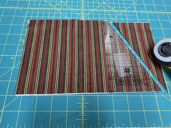Christmas Tree Mug Rug Cut Mat