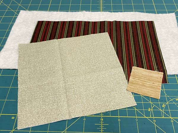 Christmas Tree Mug Rug Fabrics