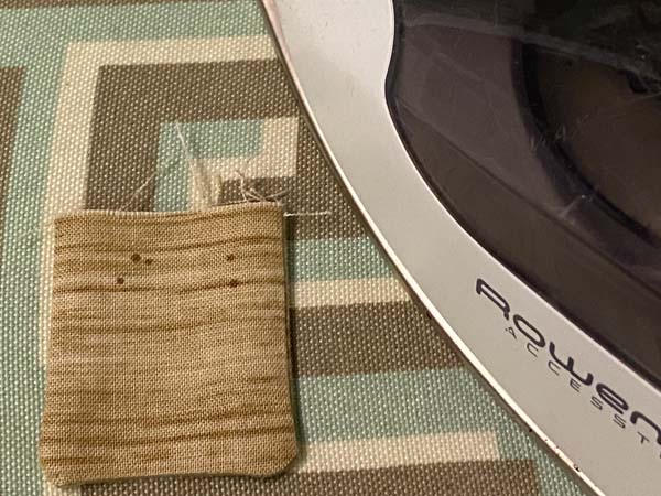 Christmas Tree Mug Rug Turn Tree Trunk