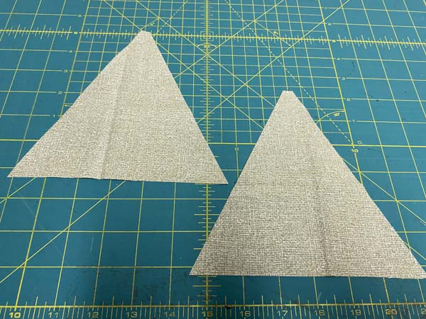 Christmas Tree Mug Rug Two Tree Shapes