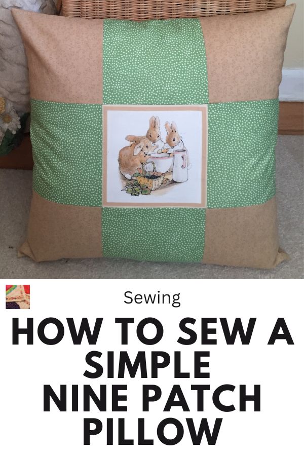 Nine Patch Pillow - pin
