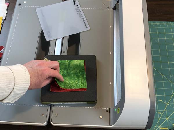 Clays Choice Block 15 Fabric folded