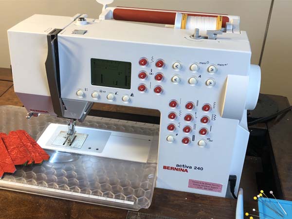 Clays Choice Block 20 Sewing Machine Setup