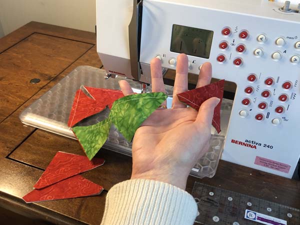 Clays Choice Block 22 Chain Pieced Triangles