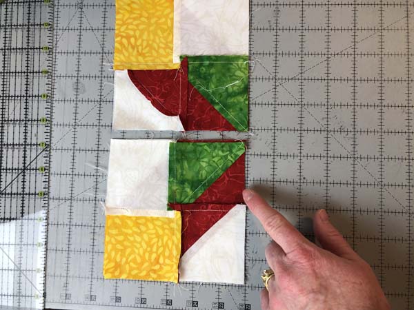 Clays Choice Block 46 Four Patches together