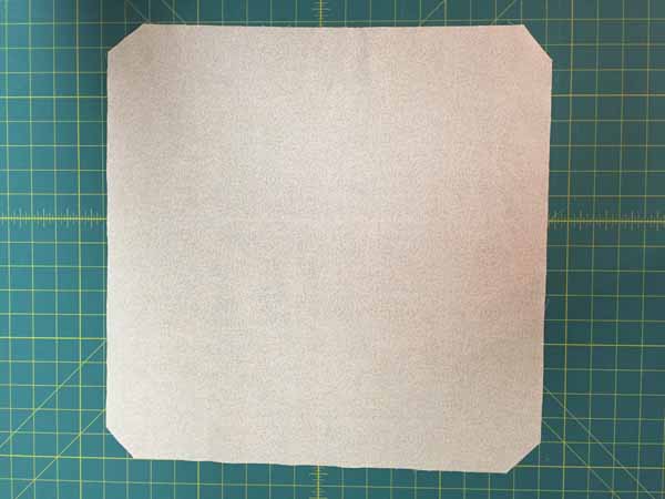 Everyday Cloth Napkin Tutorial - Corners Clipped