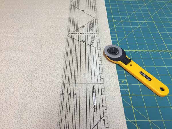 Everyday Cloth Napkin Tutorial - Cut Fabric