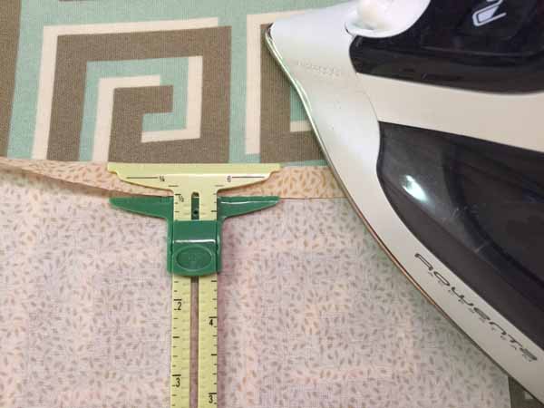 Everyday Cloth Napkin Tutorial - Fold Quarter Inch