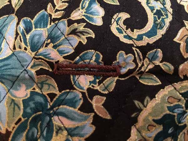 Clothes Hanger Covers buttonhole