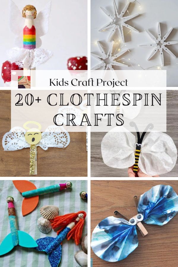 Clothespin Crafts for Kids