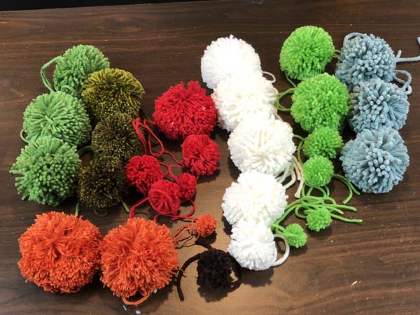Clover Maker Pom poms Finished