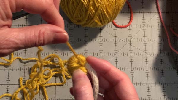 Coil Basket 14 Yarn To Front