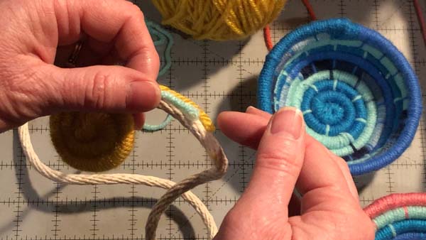 Coil Basket 26 Next Yarn On Cord