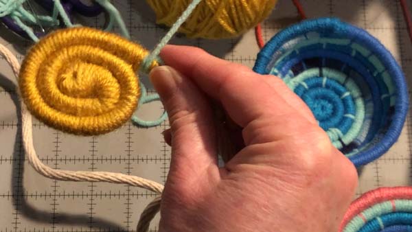 Coil Basket 27 Wrapping Yarn