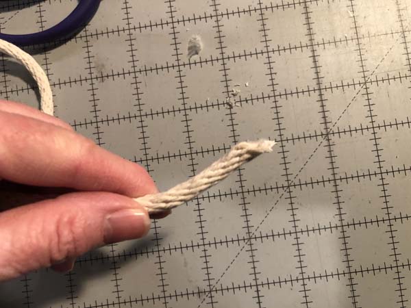 Coil Basket 3 Showing Angle Cut