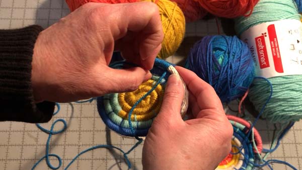 Coil Basket 35 Needle Through