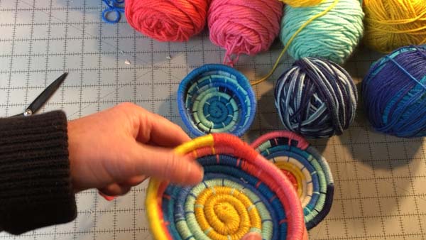 Coil Basket 41 End covered