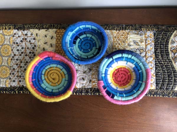 Coil Baskets Top View