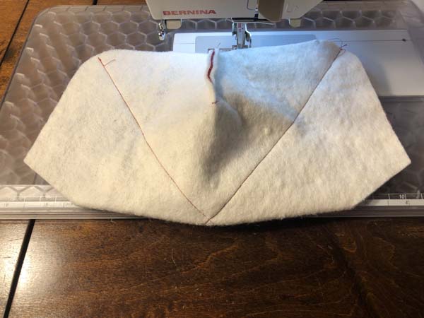 Crazy Bowl Cozy Fold and Stitch other darts